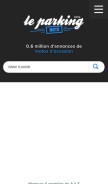 How leparking-moto.fr looks like on a mobile device such as an iPhone.