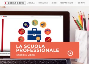 How lepidorocco.com looks like on a tablet such as an iPad.