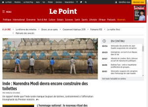 How lepoint.fr looks like on a tablet such as an iPad.