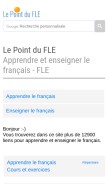 How lepointdufle.net looks like on a mobile device such as an iPhone.