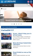 How lerepairedesmotards.com looks like on a mobile device such as an iPhone.