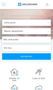 How lesclesdumidi.com looks like on a mobile device such as an iPhone.