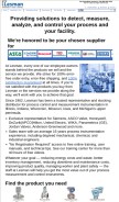 How lesman.com looks like on a mobile device such as an iPhone.