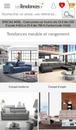 How lestendances.fr looks like on a mobile device such as an iPhone.