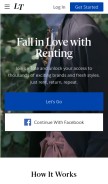 How letote.com looks like on a mobile device such as an iPhone.