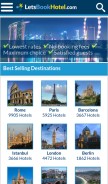 How letsbookhotel.com looks like on a mobile device such as an iPhone.