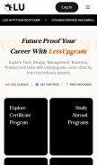 How letsupgrade.in looks like on a mobile device such as an iPhone.