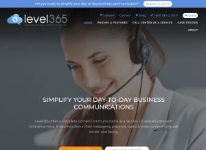 How level365.com looks like on a tablet such as an iPad.