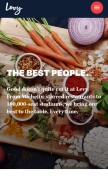 How levyrestaurants.com looks like on a mobile device such as an iPhone.