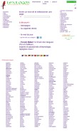 How lexilogos.com looks like on a mobile device such as an iPhone.