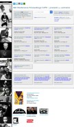 How lexjansen.com looks like on a mobile device such as an iPhone.
