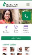 How lexmed.com looks like on a mobile device such as an iPhone.