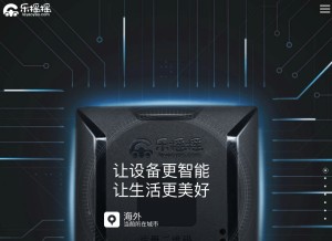 How leyaoyao.com looks like on a tablet such as an iPad.