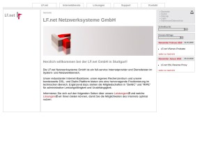 How lf.net looks like on a tablet such as an iPad.