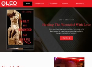 How lfabookshelf.com looks like on a tablet such as an iPad.