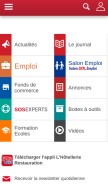 How lhotellerie-restauration.fr looks like on a mobile device such as an iPhone.