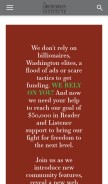 How libertarianinstitute.org looks like on a mobile device such as an iPhone.