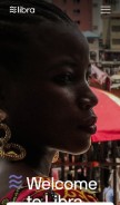 How libra.org looks like on a mobile device such as an iPhone.