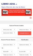How libroazul.com looks like on a mobile device such as an iPhone.