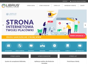 How librus.pl looks like on a tablet such as an iPad.