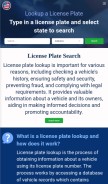 How licenseplatelookup.org looks like on a mobile device such as an iPhone.