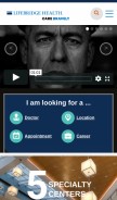 How lifebridgehealth.org looks like on a mobile device such as an iPhone.