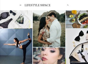 How lifestylesspace.com looks like on a tablet such as an iPad.