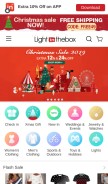 How lightinthebox.com looks like on a mobile device such as an iPhone.