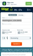How liligo.com looks like on a mobile device such as an iPhone.