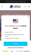 How lilikdo.com looks like on a mobile device such as an iPhone.