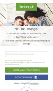 How limango.de looks like on a mobile device such as an iPhone.