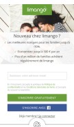 How limango.fr looks like on a mobile device such as an iPhone.