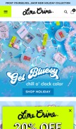 How limecrime.com looks like on a mobile device such as an iPhone.