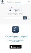 How linguee.it looks like on a mobile device such as an iPhone.