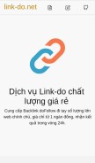 How link-do.net looks like on a mobile device such as an iPhone.