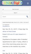 How link-visit.com looks like on a mobile device such as an iPhone.
