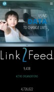 How link2feed.com looks like on a mobile device such as an iPhone.