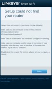 How linksyssmartwifi.com looks like on a mobile device such as an iPhone.