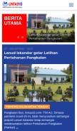 How lintas10.com looks like on a mobile device such as an iPhone.