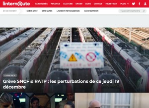 How linternaute.com looks like on a tablet such as an iPad.