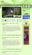 How linuxmint.com looks like on a mobile device such as an iPhone.