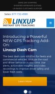 How linxup.com looks like on a mobile device such as an iPhone.