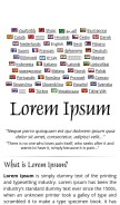How lipsum.com looks like on a mobile device such as an iPhone.