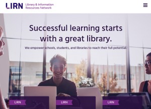 How lirn.net looks like on a tablet such as an iPad.