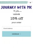 How lisaleonard.com looks like on a mobile device such as an iPhone.
