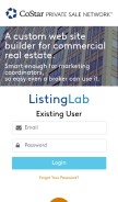 How listinglab.com looks like on a mobile device such as an iPhone.