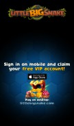 How littlebigsnake.com looks like on a mobile device such as an iPhone.