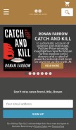 How littlebrown.com looks like on a mobile device such as an iPhone.