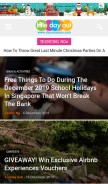 How littledayout.com looks like on a mobile device such as an iPhone.
