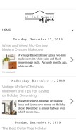 How littlehouseoffour.com looks like on a mobile device such as an iPhone.